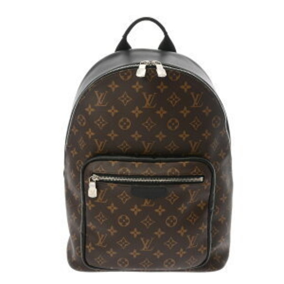 Louis Vuitton Macassar Josh NV Brown Canvas Backpack Daypack - Picture 1 of 9